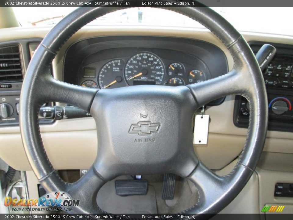 2002 Chevrolet Silverado 2500 LS Crew Cab 4x4 Steering Wheel Photo #21