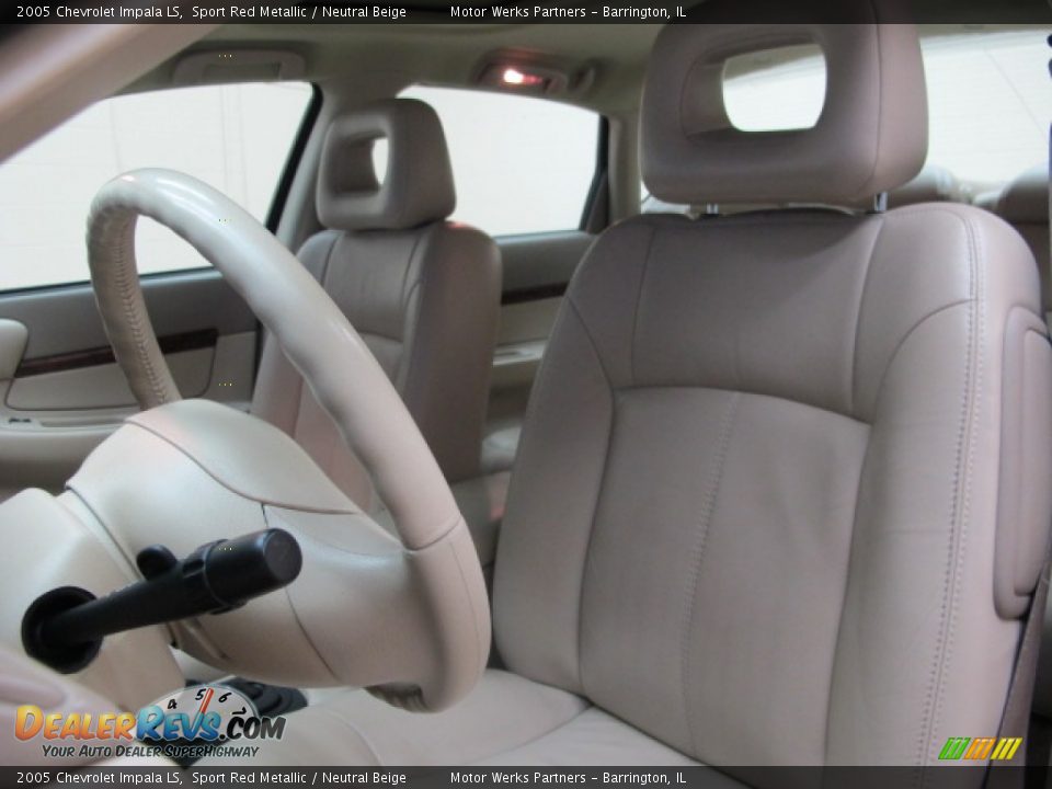2005 Chevrolet Impala LS Sport Red Metallic / Neutral Beige Photo #16