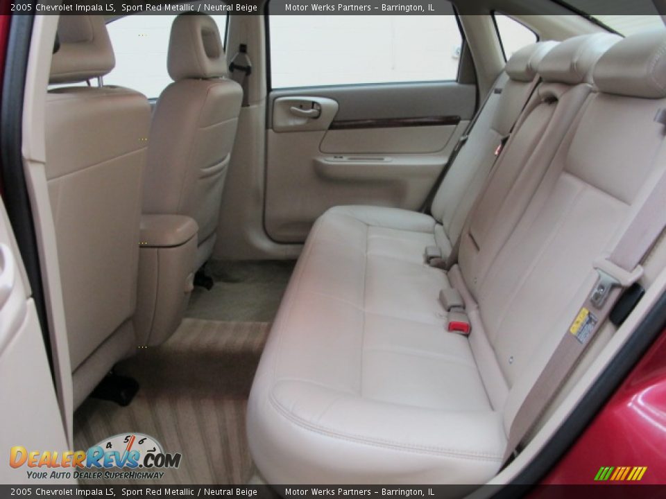 2005 Chevrolet Impala LS Sport Red Metallic / Neutral Beige Photo #17