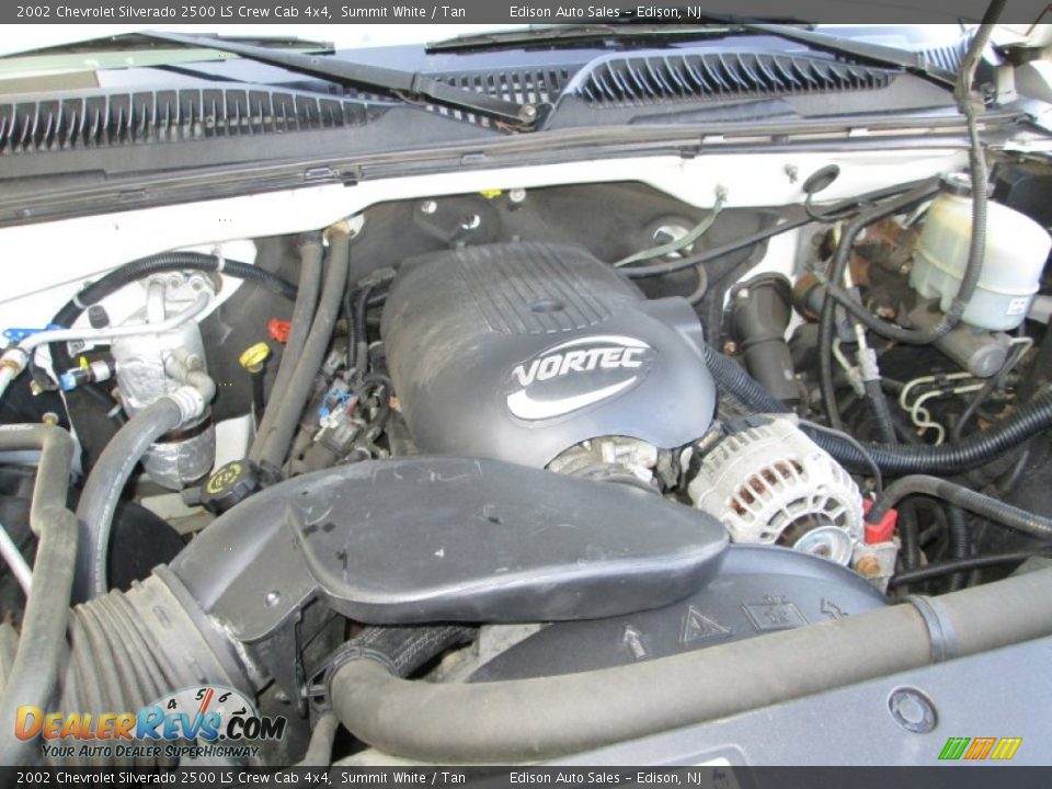 2002 Chevrolet Silverado 2500 LS Crew Cab 4x4 6.0 Liter OHV 16-Valve Vortec V8 Engine Photo #27