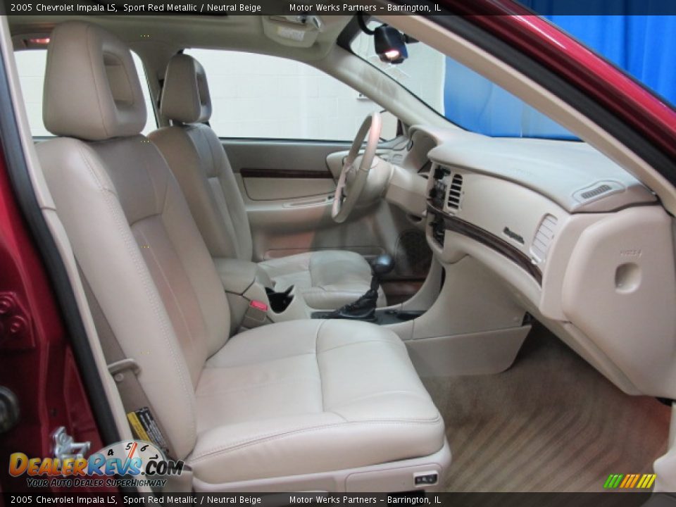 2005 Chevrolet Impala LS Sport Red Metallic / Neutral Beige Photo #21