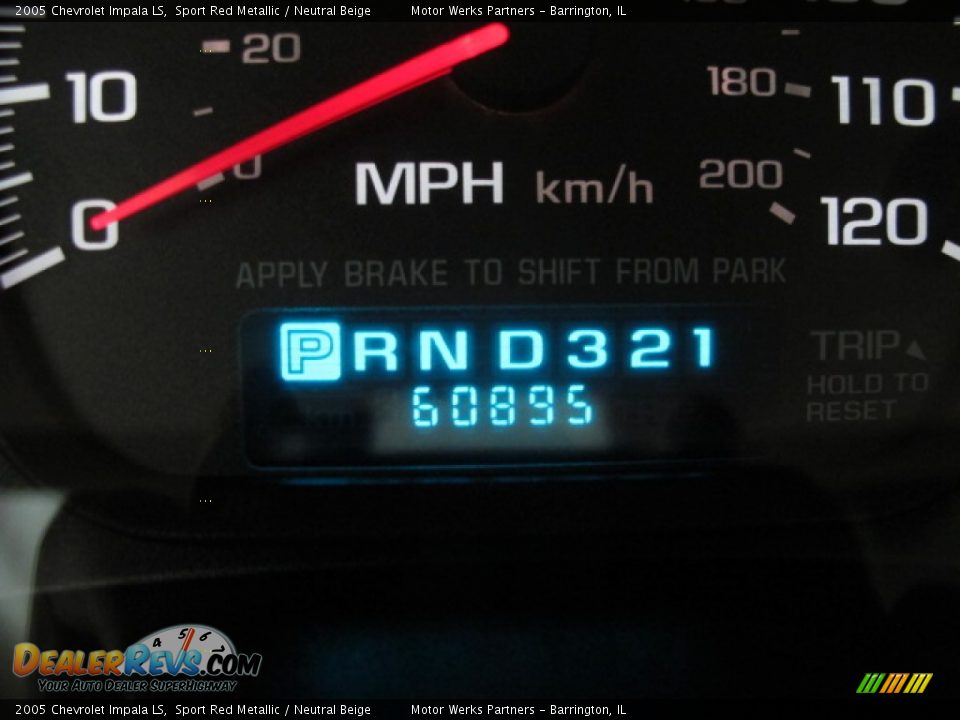 2005 Chevrolet Impala LS Sport Red Metallic / Neutral Beige Photo #24