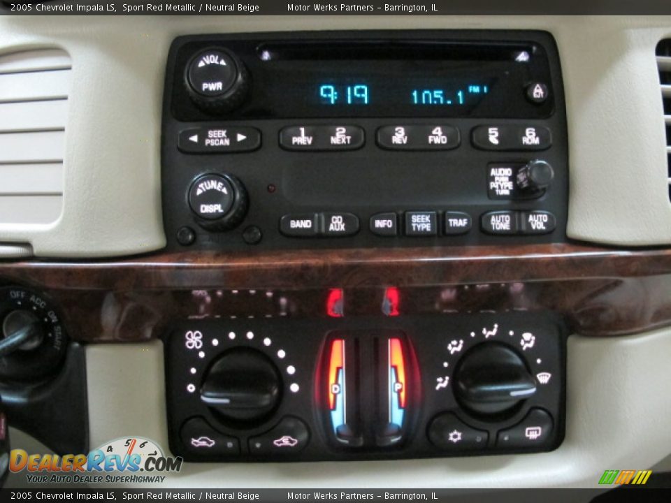 2005 Chevrolet Impala LS Sport Red Metallic / Neutral Beige Photo #25