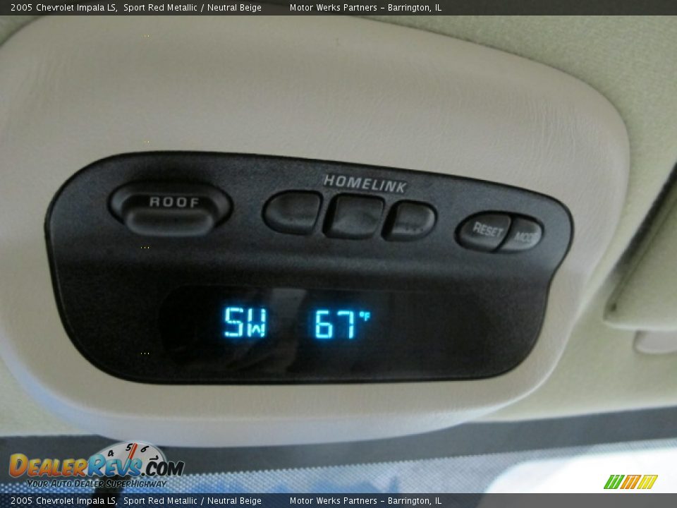 2005 Chevrolet Impala LS Sport Red Metallic / Neutral Beige Photo #27