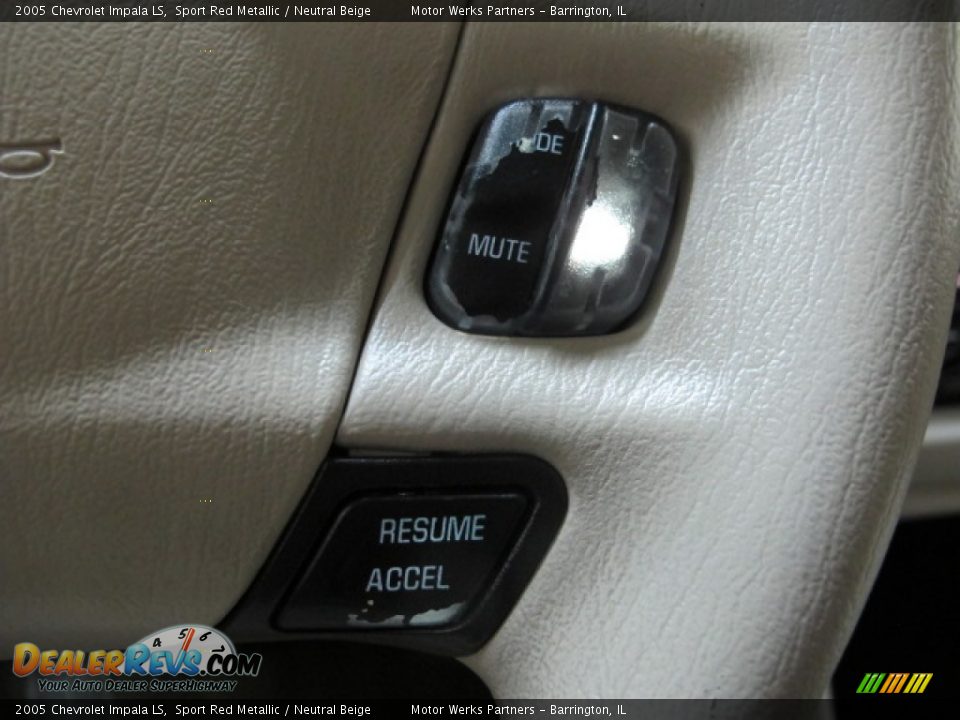2005 Chevrolet Impala LS Sport Red Metallic / Neutral Beige Photo #29