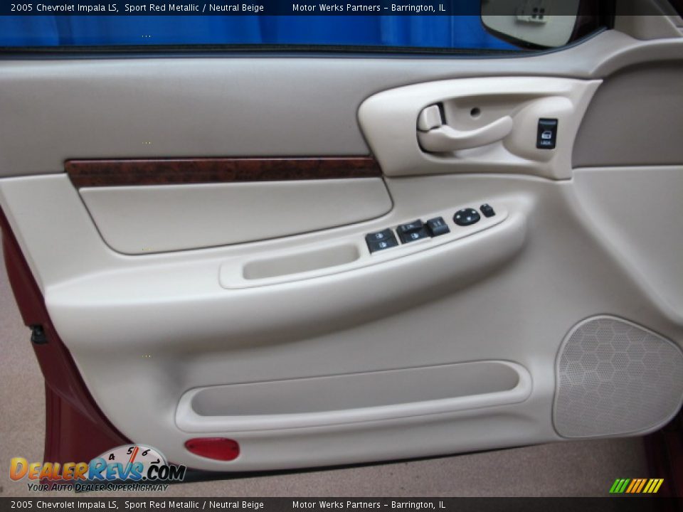 2005 Chevrolet Impala LS Sport Red Metallic / Neutral Beige Photo #32