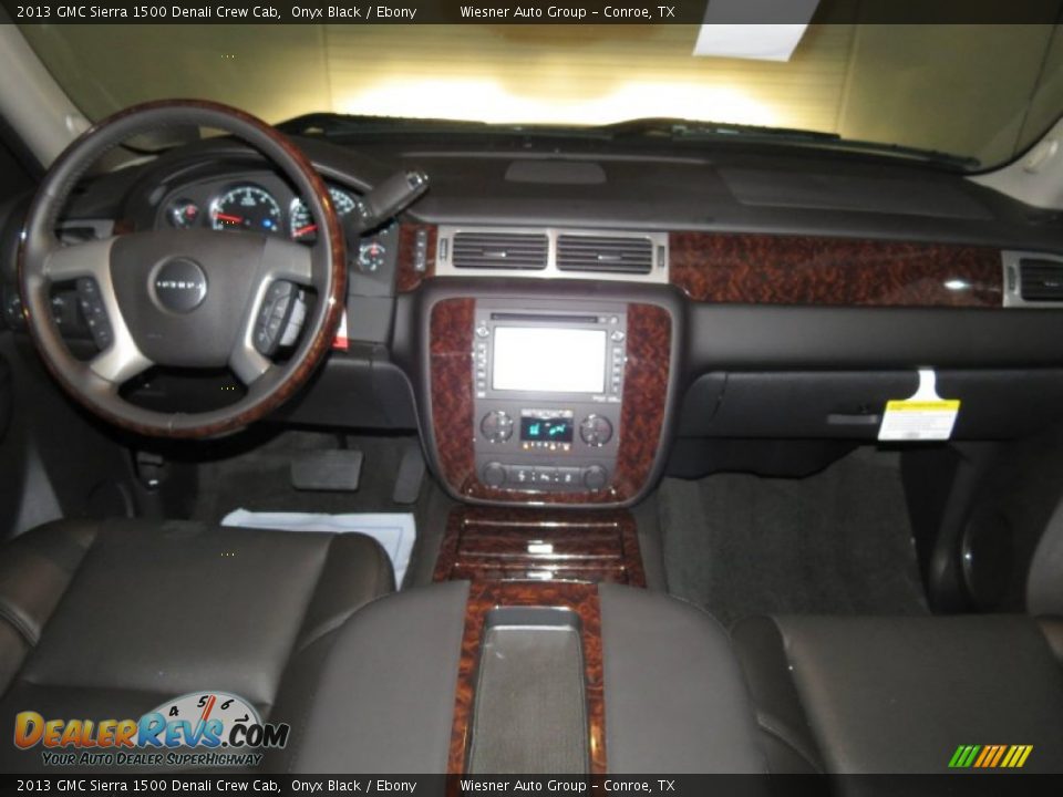 Dashboard of 2013 GMC Sierra 1500 Denali Crew Cab Photo #3