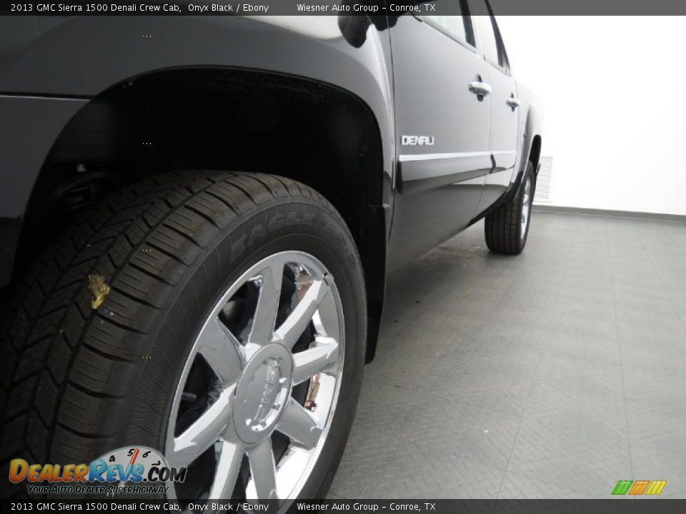 2013 GMC Sierra 1500 Denali Crew Cab Onyx Black / Ebony Photo #5