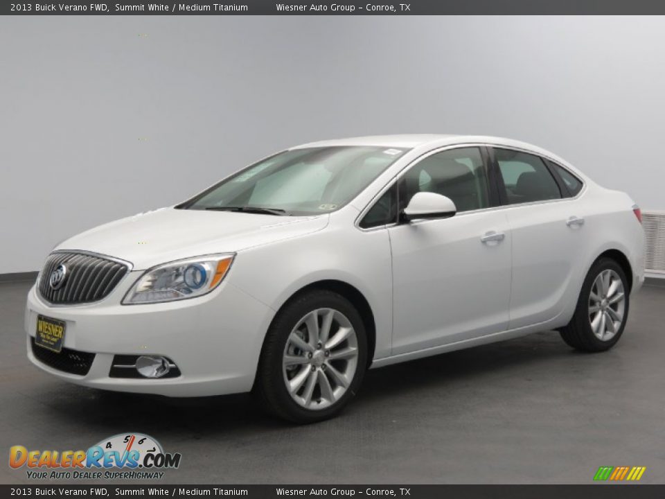 2013 Buick Verano FWD Summit White / Medium Titanium Photo #1