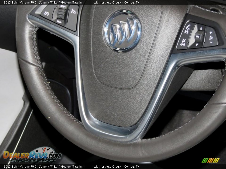 2013 Buick Verano FWD Summit White / Medium Titanium Photo #4