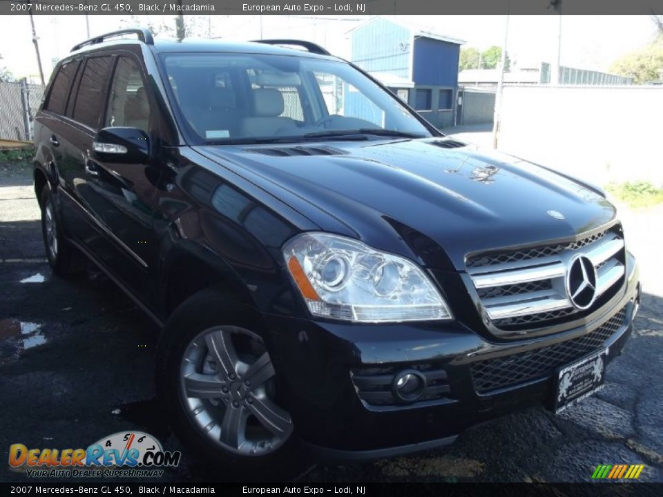2007 Mercedes-Benz GL 450 Black / Macadamia Photo #2
