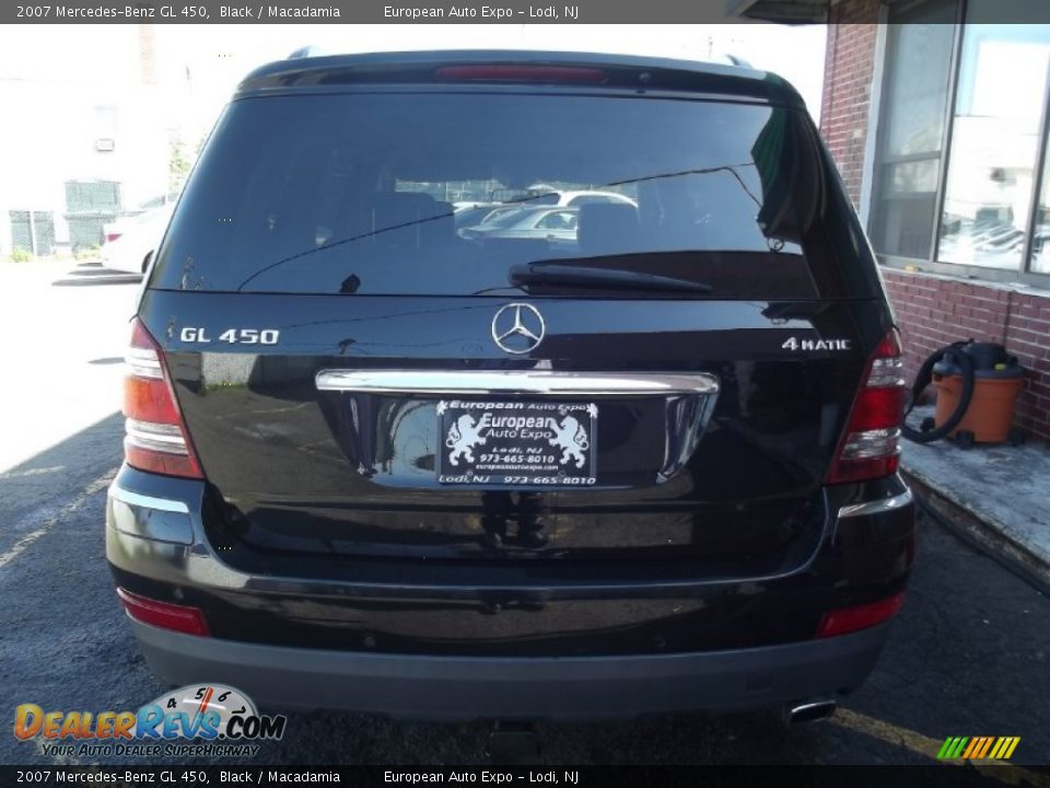 2007 Mercedes-Benz GL 450 Black / Macadamia Photo #5