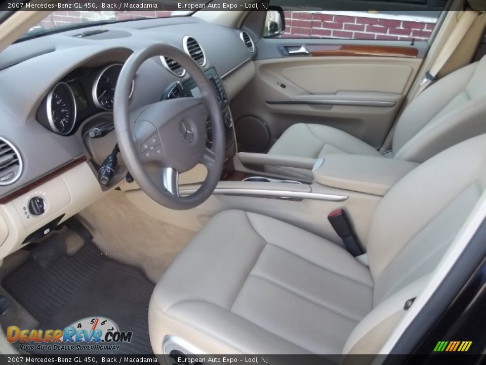 2007 Mercedes-Benz GL 450 Black / Macadamia Photo #7