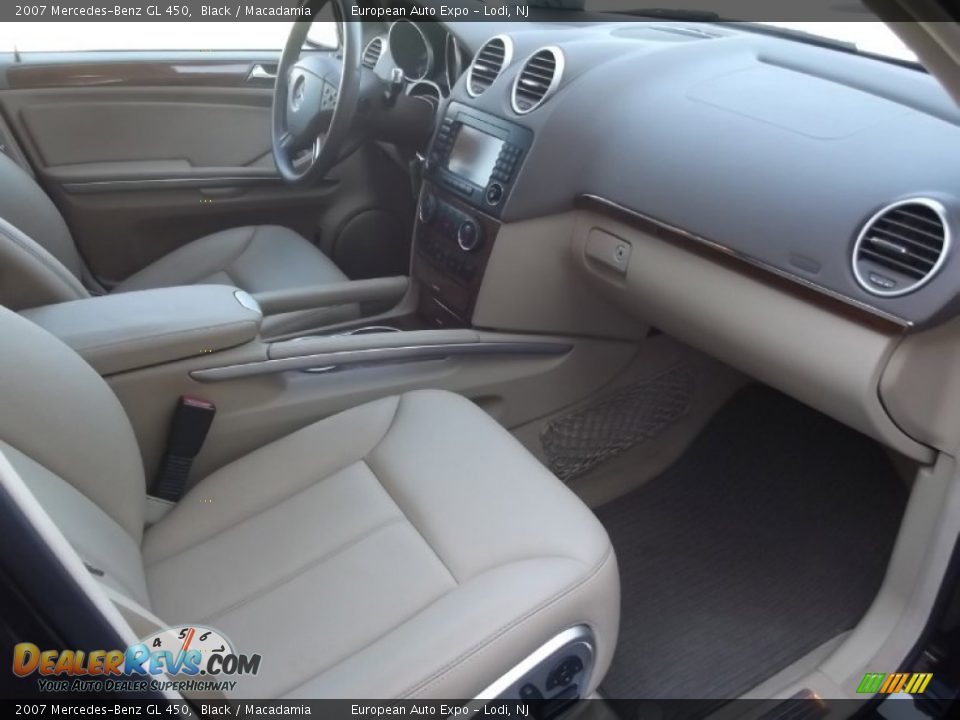 2007 Mercedes-Benz GL 450 Black / Macadamia Photo #16
