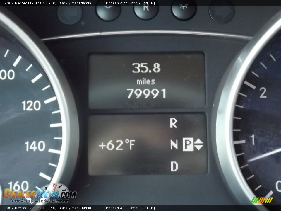2007 Mercedes-Benz GL 450 Black / Macadamia Photo #20