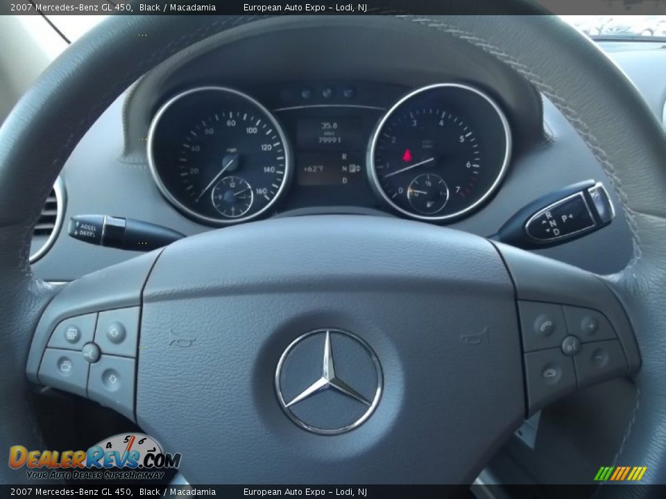 2007 Mercedes-Benz GL 450 Black / Macadamia Photo #23