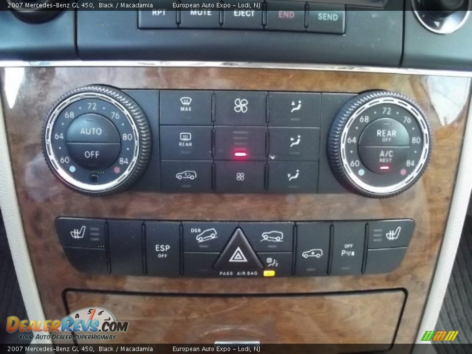 2007 Mercedes-Benz GL 450 Black / Macadamia Photo #26