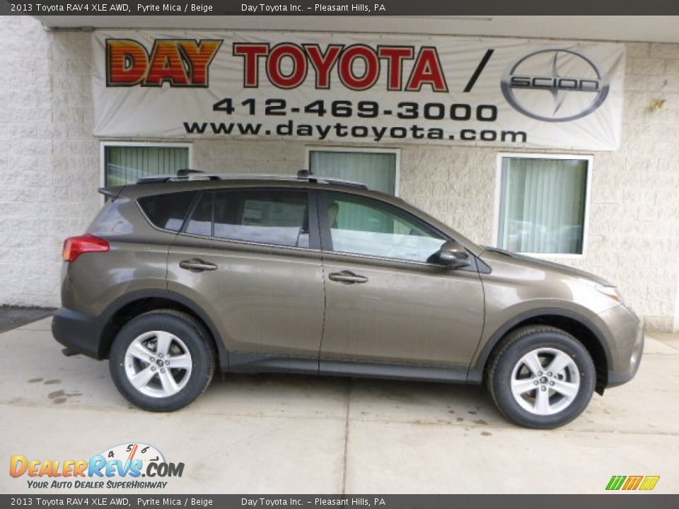 2013 Toyota RAV4 XLE AWD Pyrite Mica / Beige Photo #1