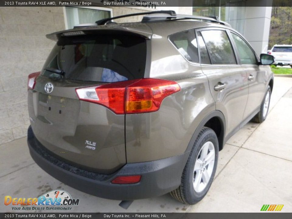 2013 Toyota RAV4 XLE AWD Pyrite Mica / Beige Photo #2