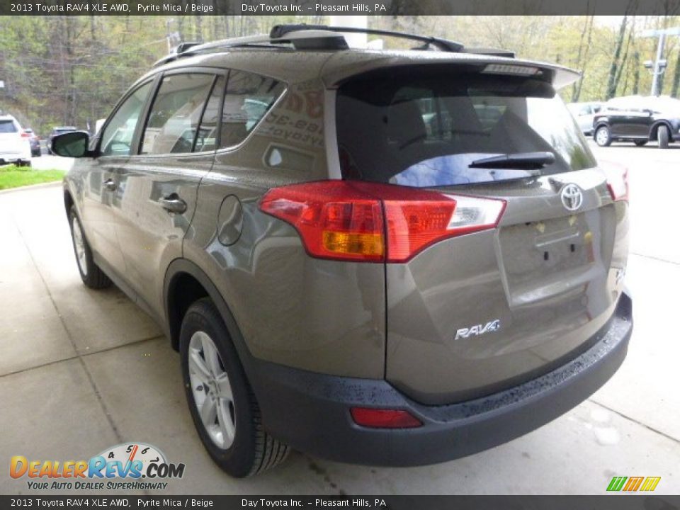 2013 Toyota RAV4 XLE AWD Pyrite Mica / Beige Photo #4