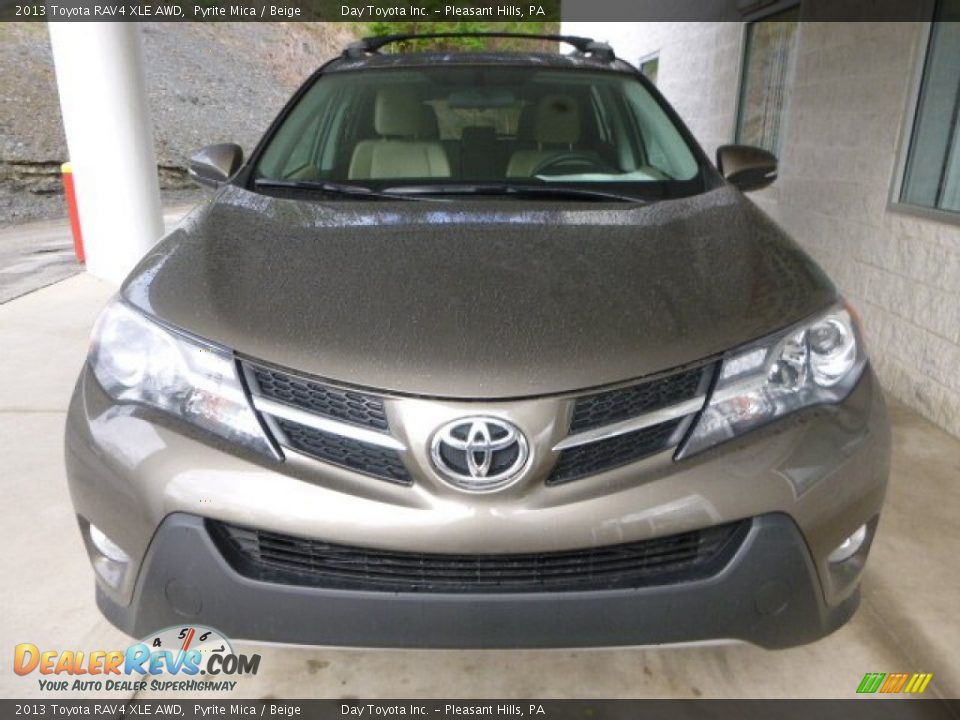 2013 Toyota RAV4 XLE AWD Pyrite Mica / Beige Photo #6