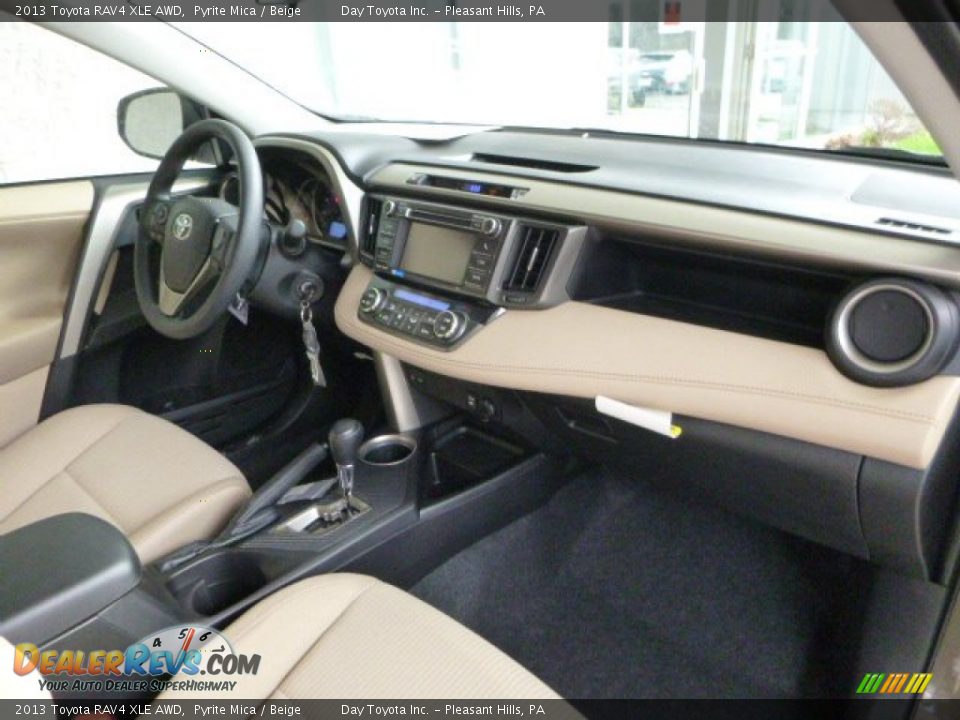 2013 Toyota RAV4 XLE AWD Pyrite Mica / Beige Photo #10