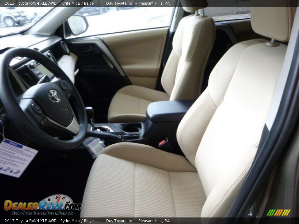 2013 Toyota RAV4 XLE AWD Pyrite Mica / Beige Photo #13
