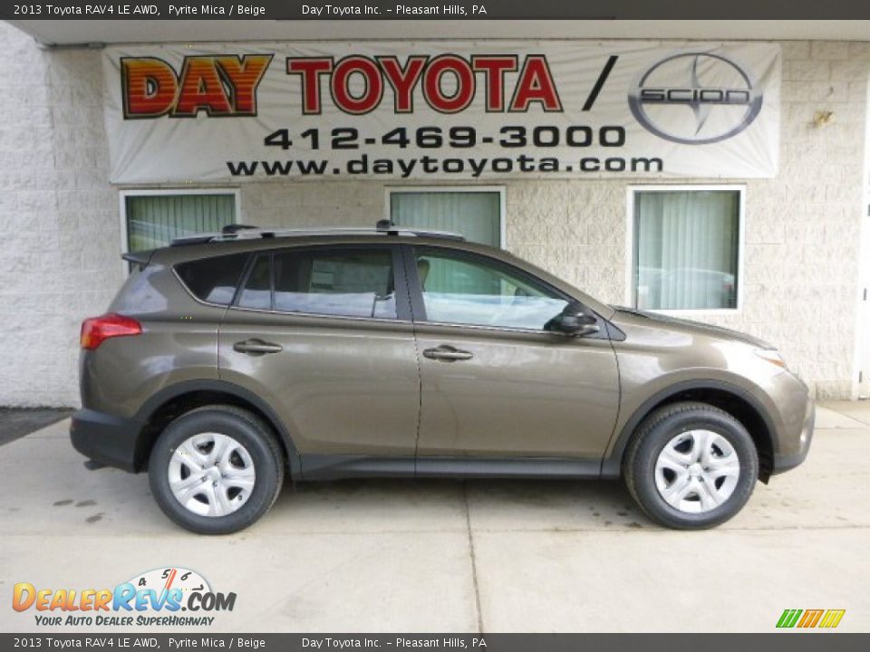 2013 Toyota RAV4 LE AWD Pyrite Mica / Beige Photo #1