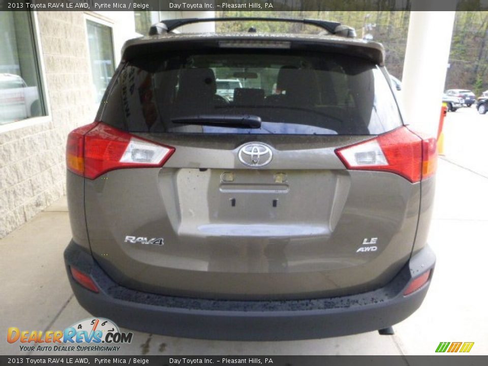2013 Toyota RAV4 LE AWD Pyrite Mica / Beige Photo #3