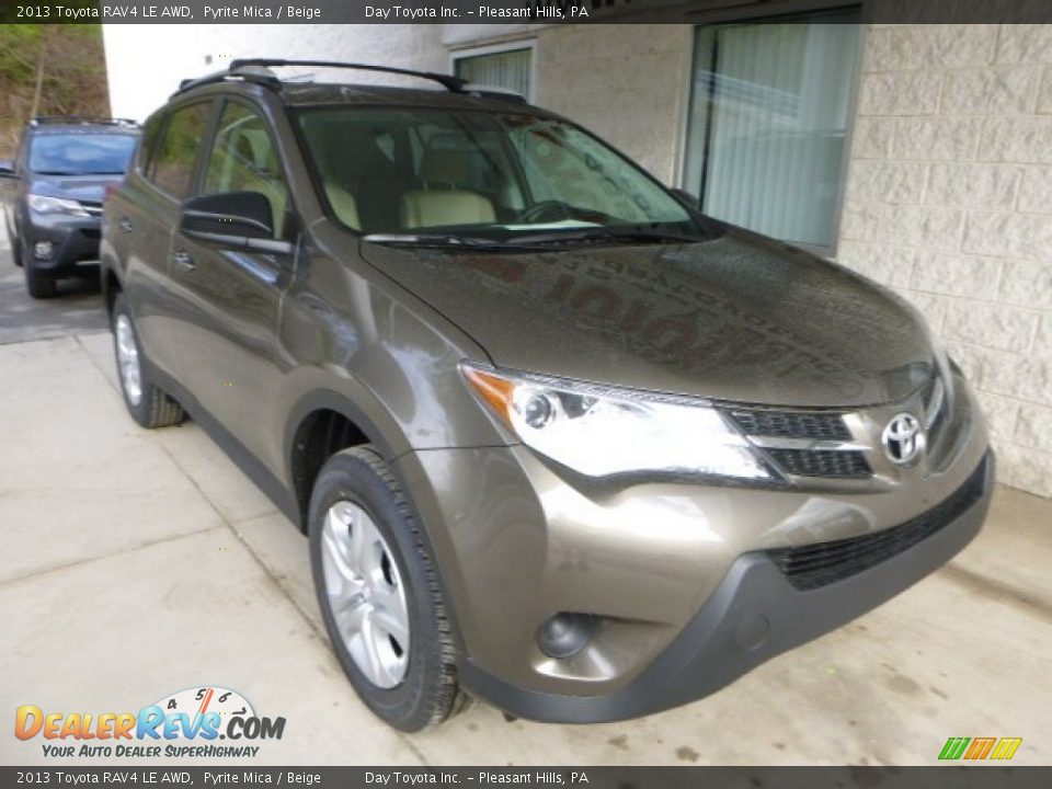 2013 Toyota RAV4 LE AWD Pyrite Mica / Beige Photo #7