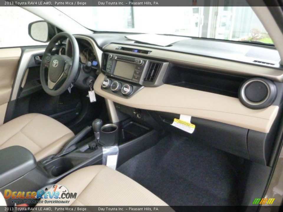 2013 Toyota RAV4 LE AWD Pyrite Mica / Beige Photo #10