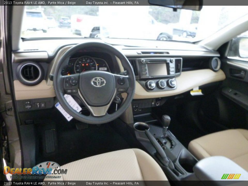 2013 Toyota RAV4 LE AWD Pyrite Mica / Beige Photo #15