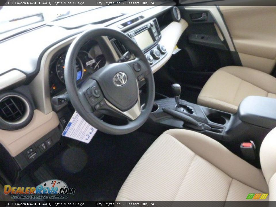 2013 Toyota RAV4 LE AWD Pyrite Mica / Beige Photo #17