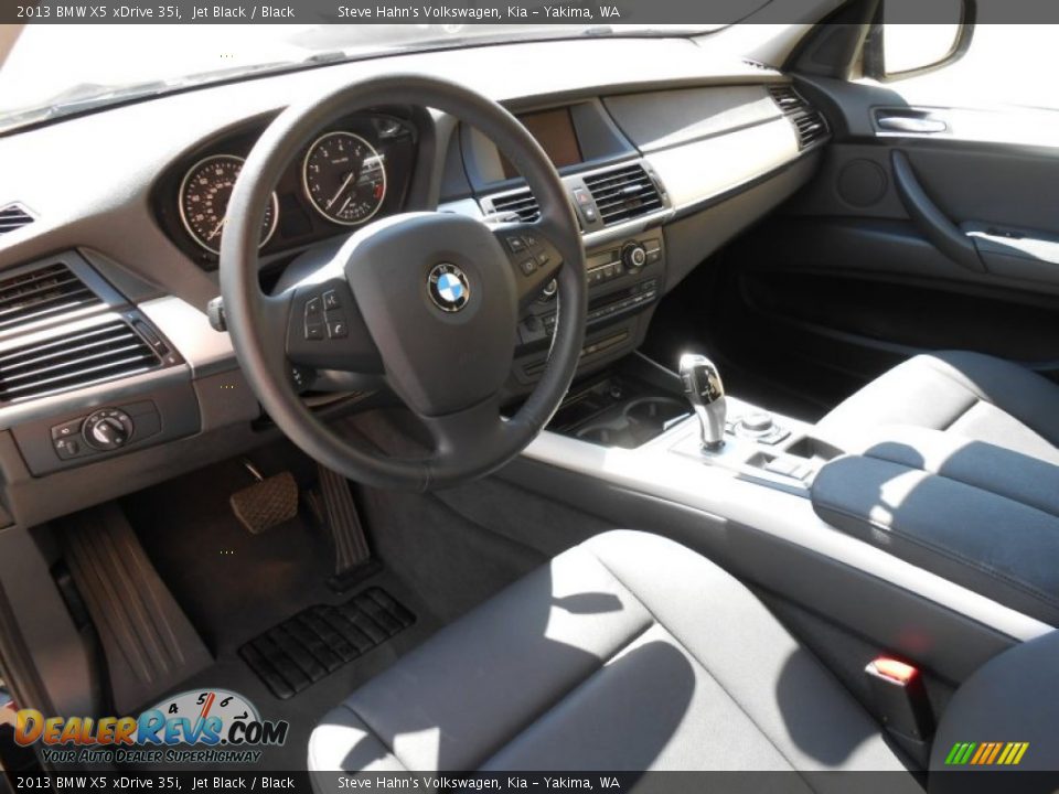 2013 BMW X5 xDrive 35i Jet Black / Black Photo #25