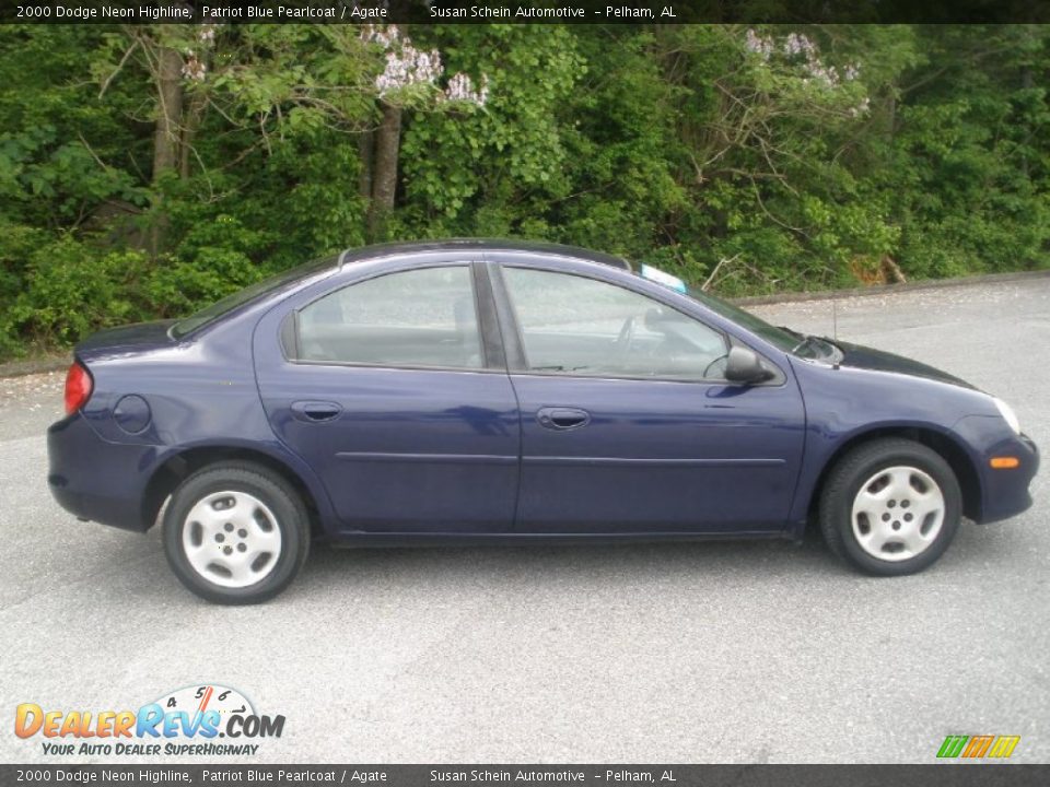Patriot Blue Pearlcoat 2000 Dodge Neon Highline Photo #2