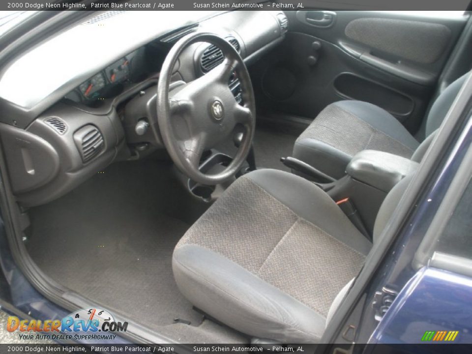 Agate Interior - 2000 Dodge Neon Highline Photo #4