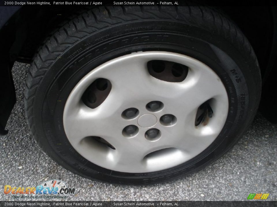 2000 Dodge Neon Highline Patriot Blue Pearlcoat / Agate Photo #16