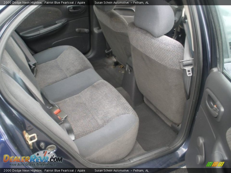 2000 Dodge Neon Highline Patriot Blue Pearlcoat / Agate Photo #21
