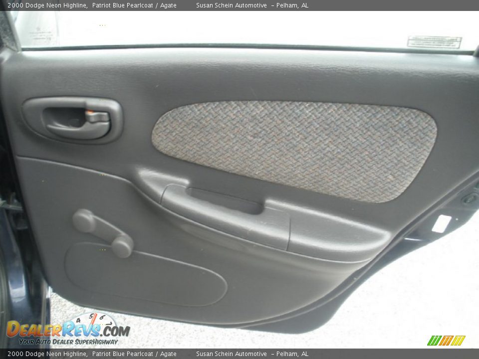 2000 Dodge Neon Highline Patriot Blue Pearlcoat / Agate Photo #22