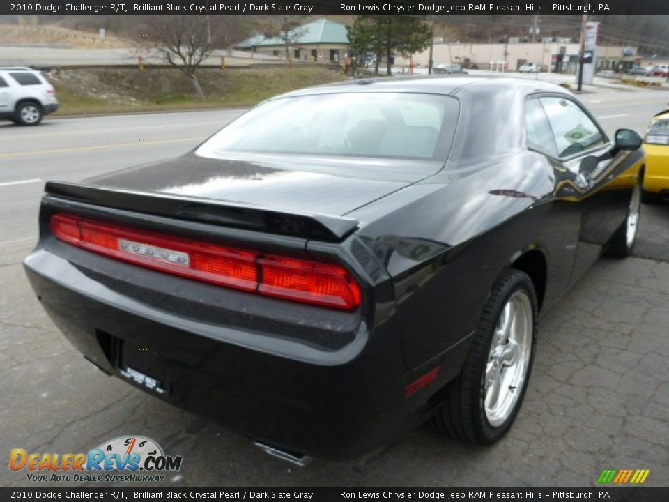 2010 Dodge Challenger R/T Brilliant Black Crystal Pearl / Dark Slate Gray Photo #5