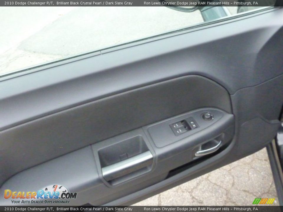 2010 Dodge Challenger R/T Brilliant Black Crystal Pearl / Dark Slate Gray Photo #13