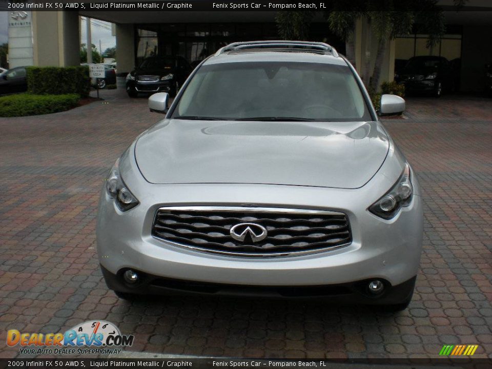 2009 Infiniti FX 50 AWD S Liquid Platinum Metallic / Graphite Photo #1