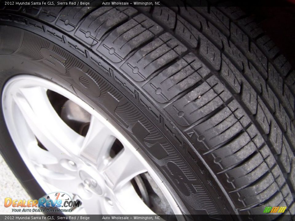 2012 Hyundai Santa Fe GLS Sierra Red / Beige Photo #9