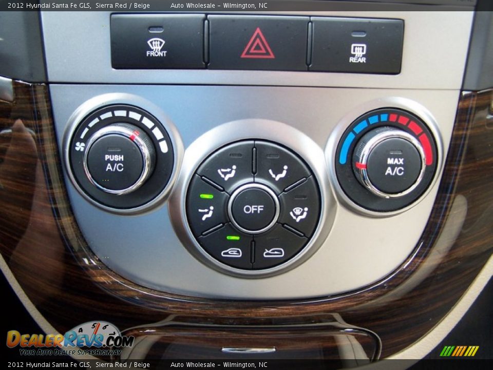2012 Hyundai Santa Fe GLS Sierra Red / Beige Photo #18