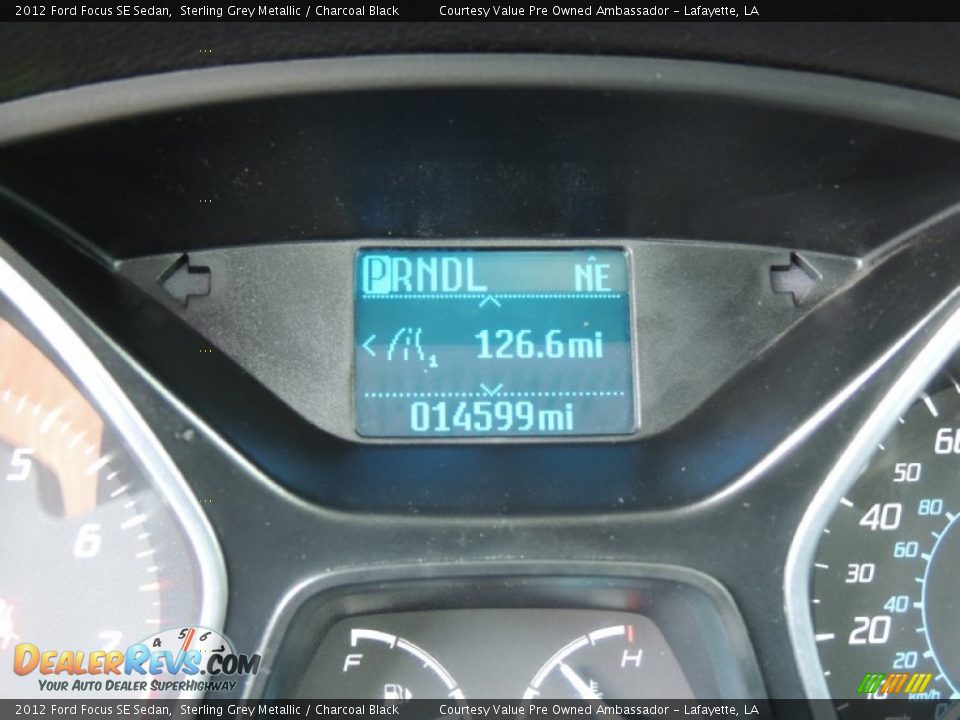 2012 Ford Focus SE Sedan Sterling Grey Metallic / Charcoal Black Photo #16