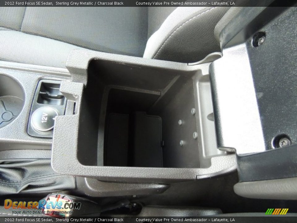 2012 Ford Focus SE Sedan Sterling Grey Metallic / Charcoal Black Photo #22