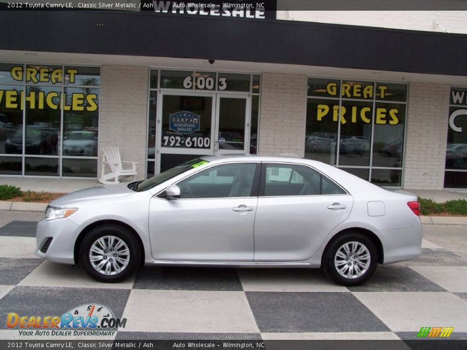 2012 Toyota Camry LE Classic Silver Metallic / Ash Photo #1
