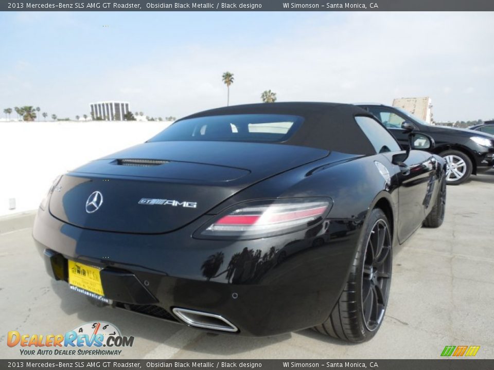 2013 Mercedes-Benz SLS AMG GT Roadster Obsidian Black Metallic / Black designo Photo #4