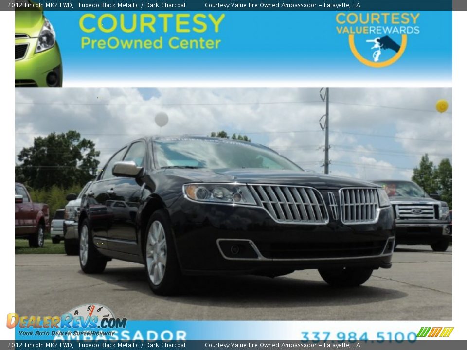 2012 Lincoln MKZ FWD Tuxedo Black Metallic / Dark Charcoal Photo #1