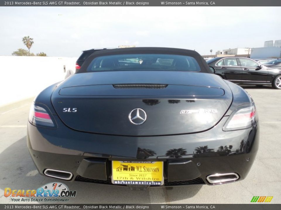 2013 Mercedes-Benz SLS AMG GT Roadster Obsidian Black Metallic / Black designo Photo #5